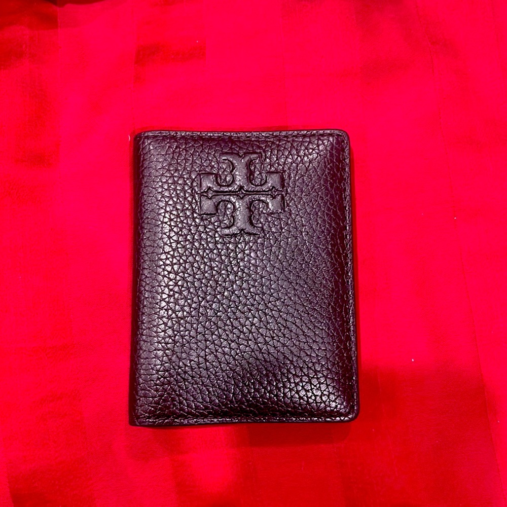Tory Burch Black Leather Wallet